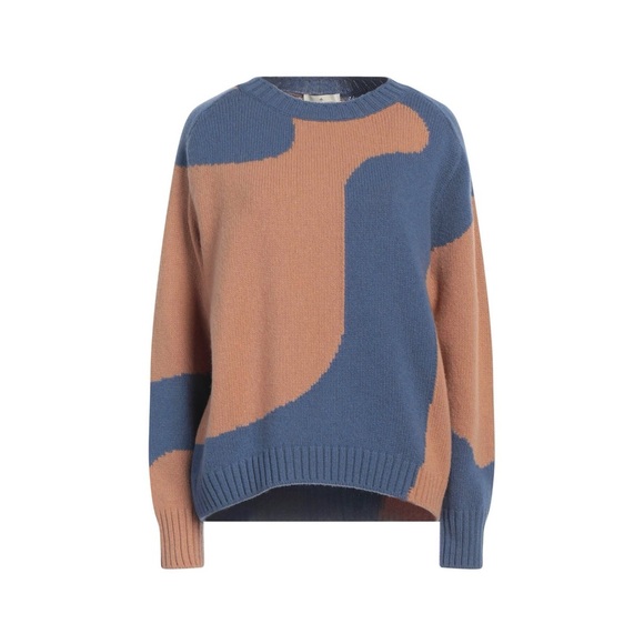 $800 Bruno Manetti Italy wool cashmere sweater pullover fall winter warm luxury - Picture 2 of 8